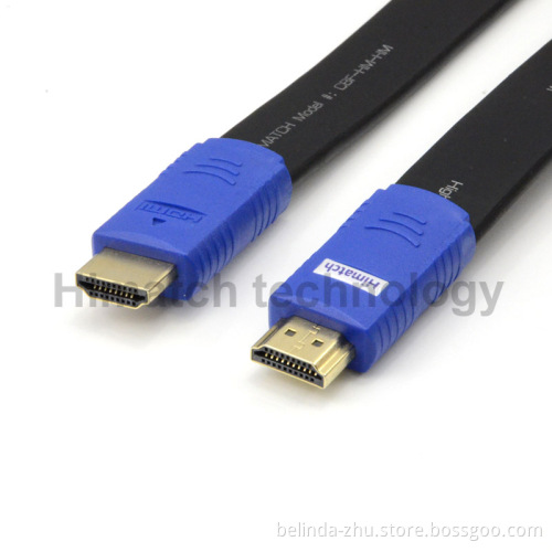 Flat HDMI Cable Long Distance 1.4V 1080P Support 3D/Ethernet for PC